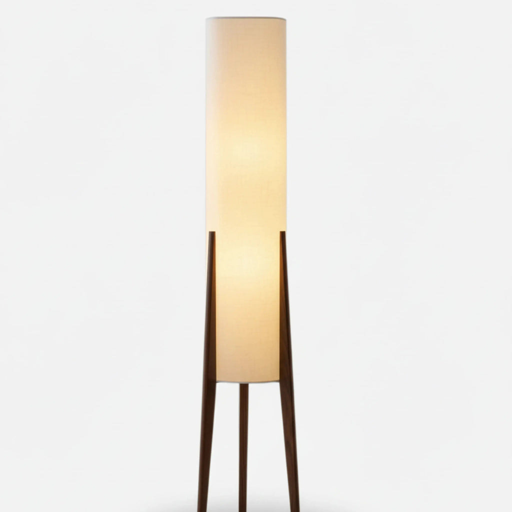 Lampadaire Bois | Design Naturel | Éclairage d’Ambiance | Intérieur Si