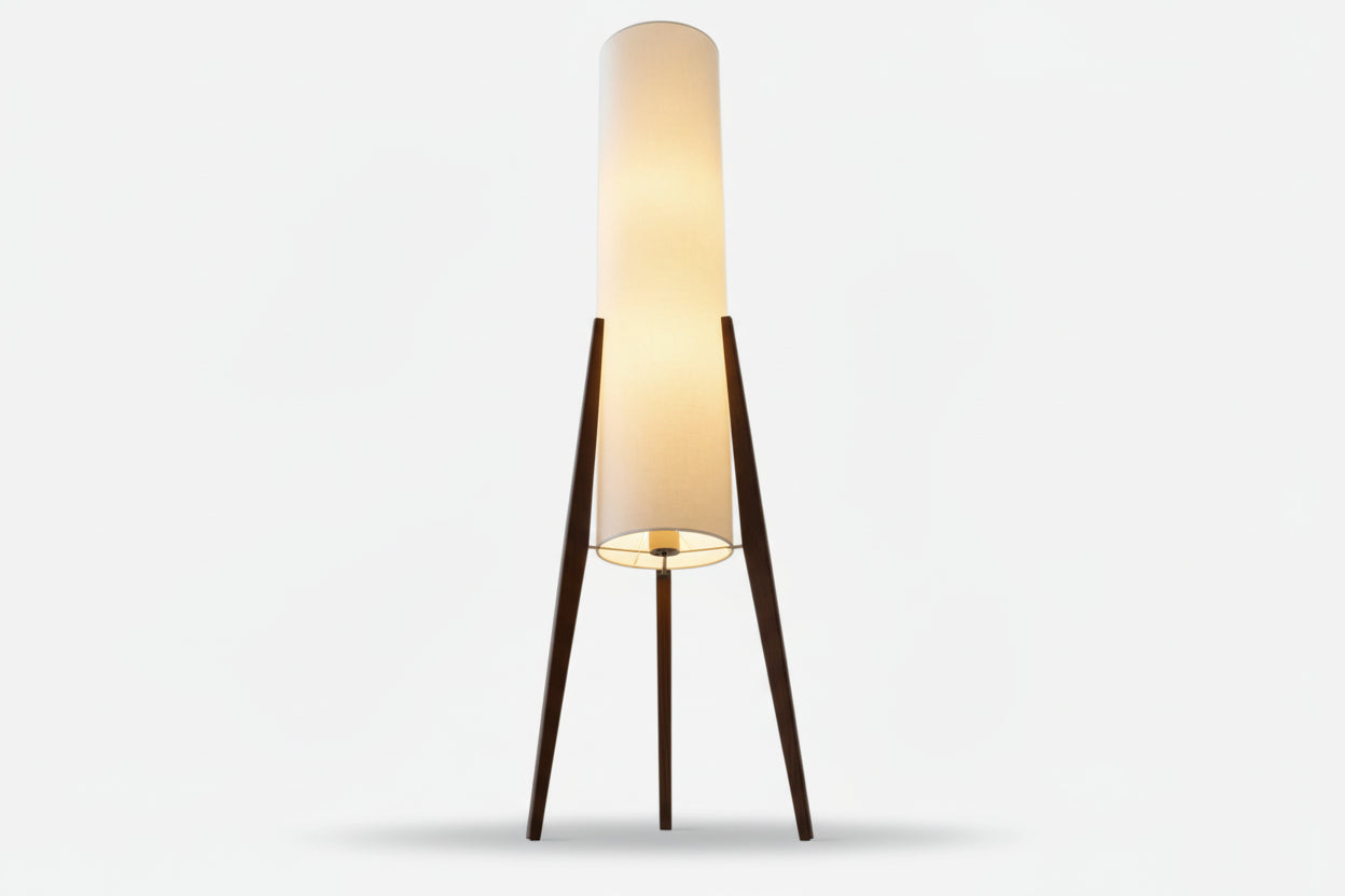 Lampadaire Bois | Design Naturel | Éclairage d’Ambiance | Intérieur Si