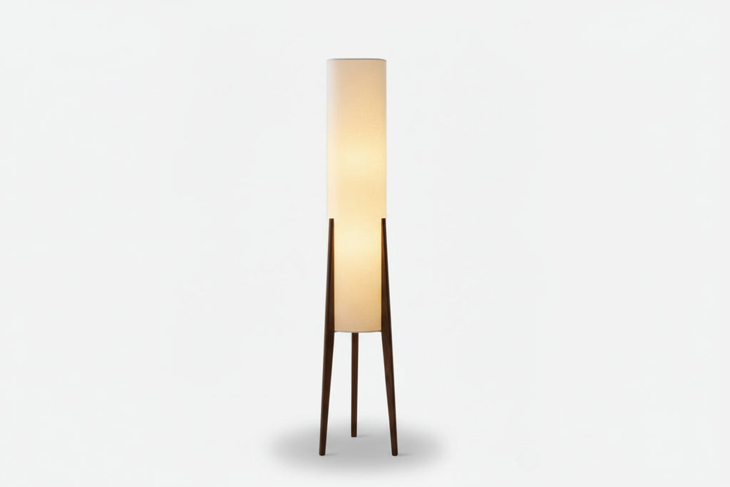 Lampadaire Bois | Design Naturel | Éclairage d’Ambiance | Intérieur Si