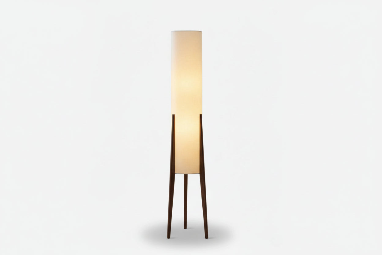 Lampadaire Bois | Design Naturel | Éclairage d’Ambiance | Intérieur Si